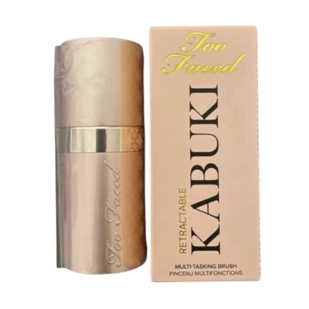 Too Faced Retractable 100% Teddy Bear Kabuki Brush NIB - Picture 5 of 7